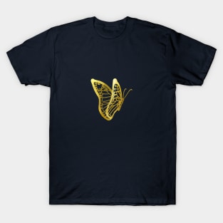 Butterfly gold T-Shirt